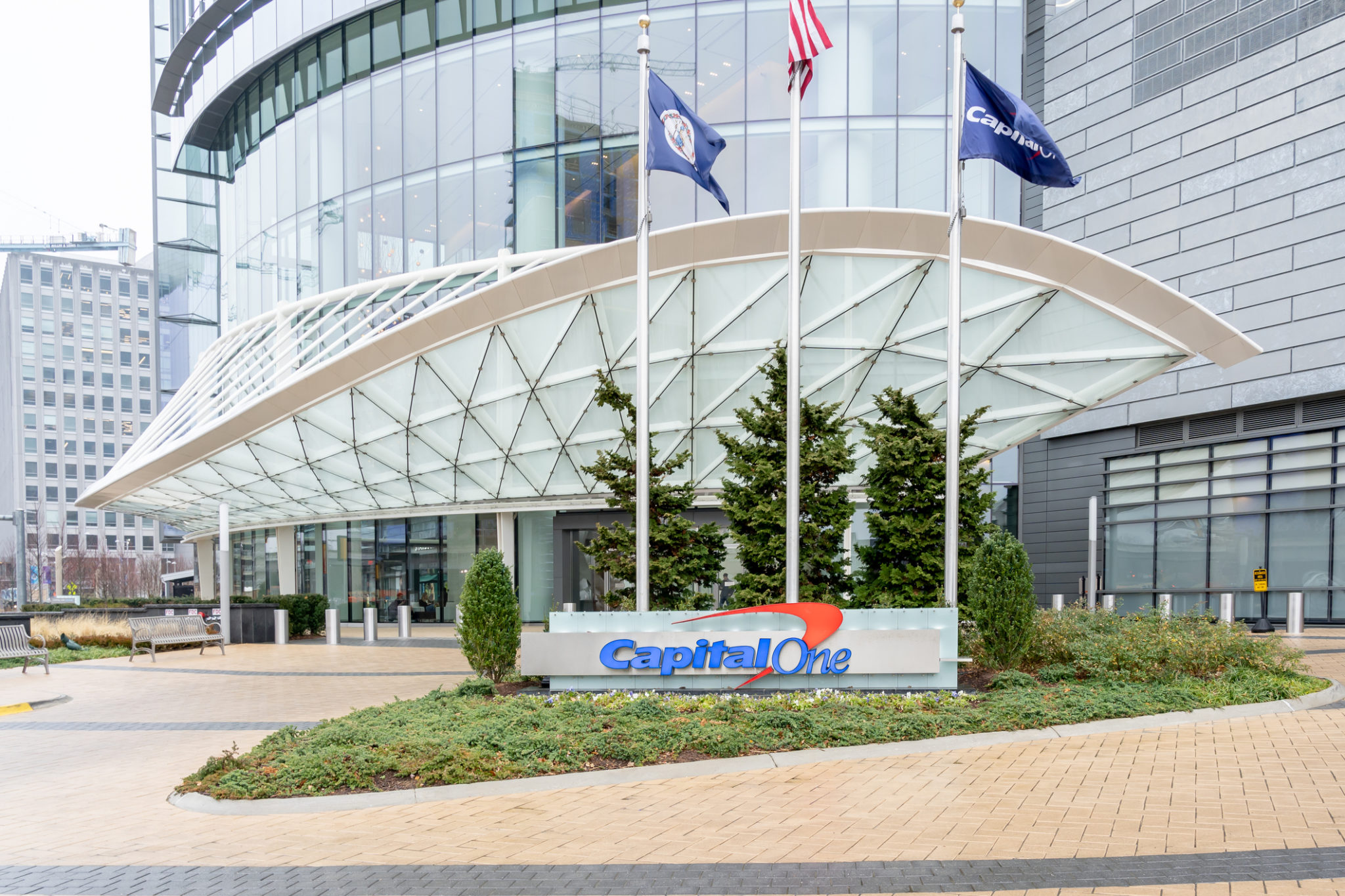 Capital one Headquarters building. Capital One Financial Corporation is